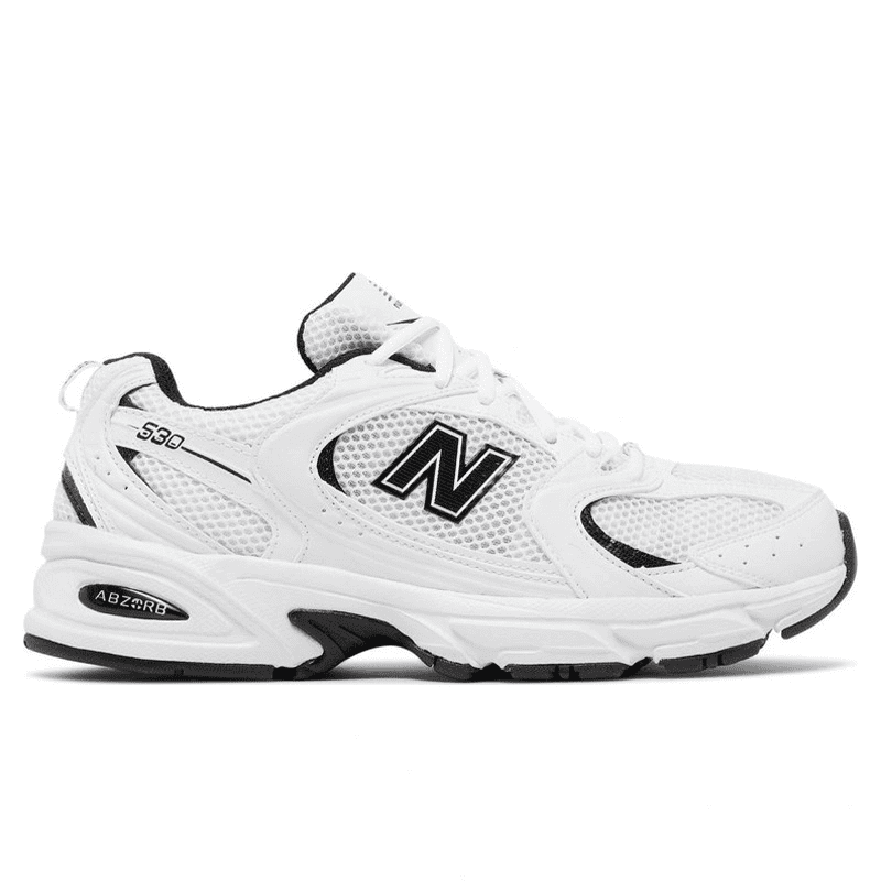 new balance 530 white black mr530ewb new balance 530 white black mr530ewb