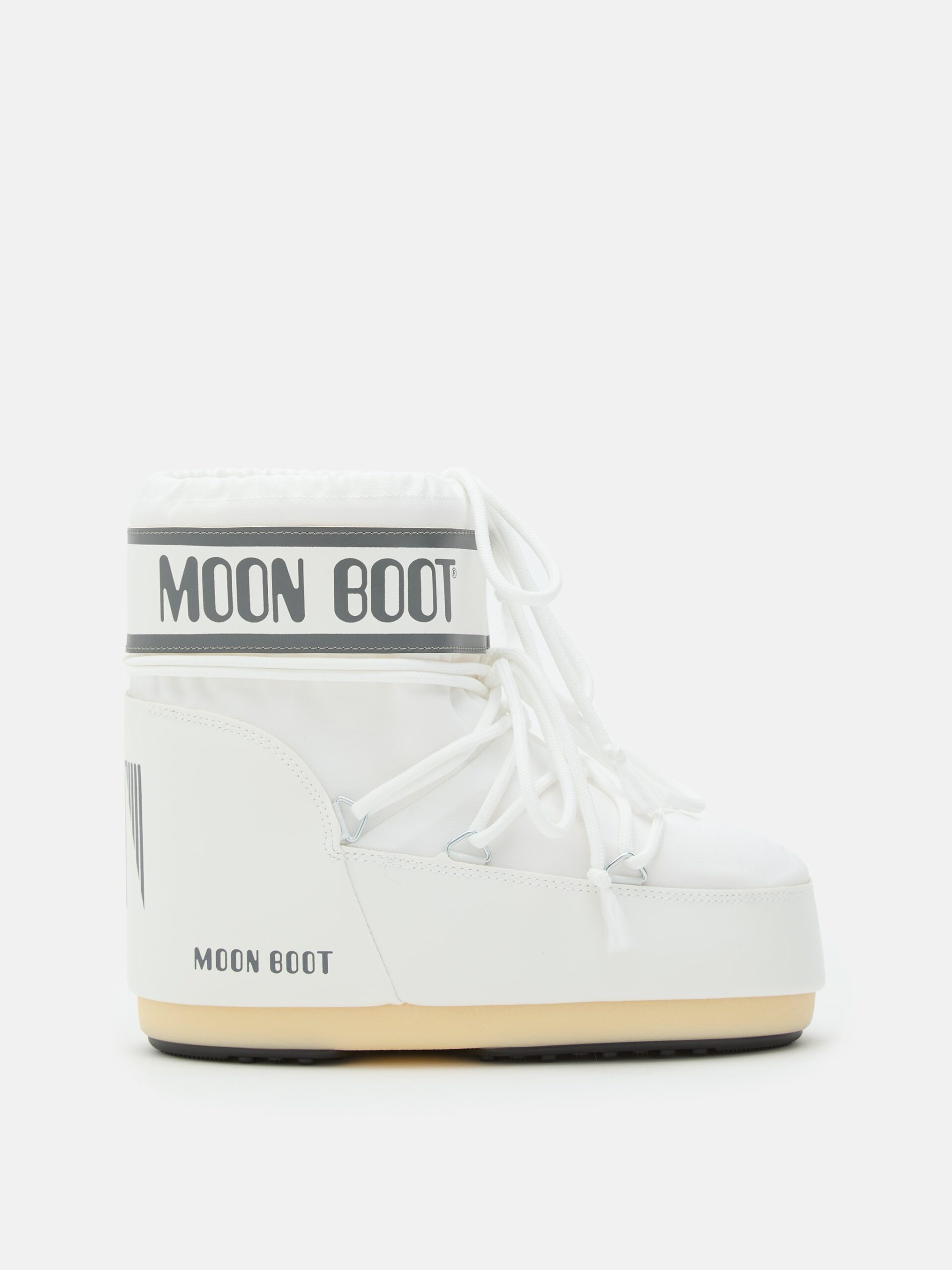 Moon Boot Icon Low White Nylon