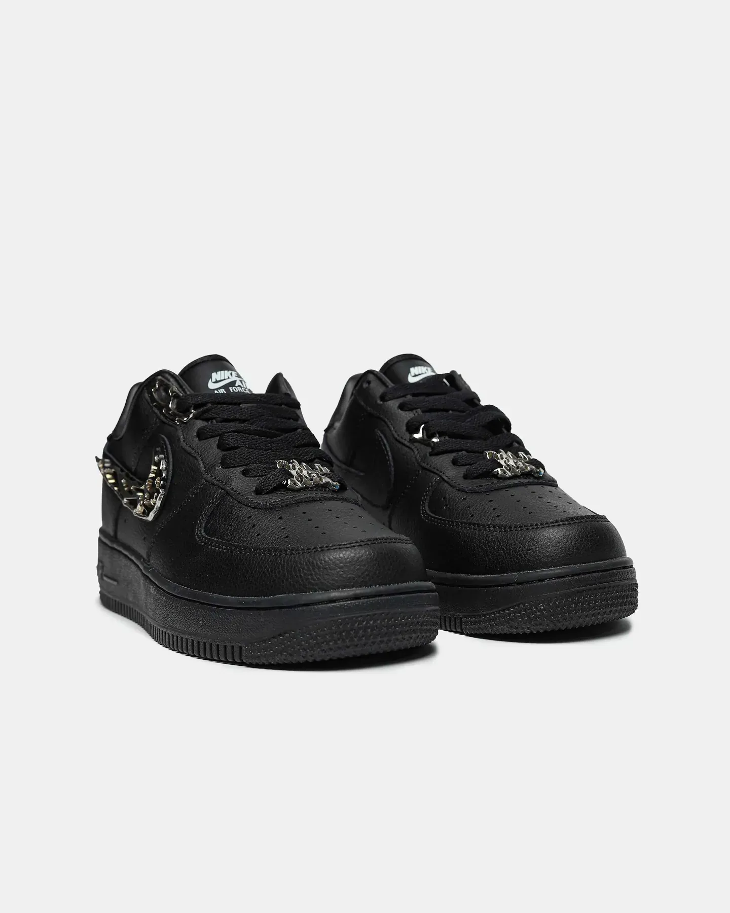 Nike Air Force 1 Low BLACK ‘Molten Metal Swoosh - Зображення 8