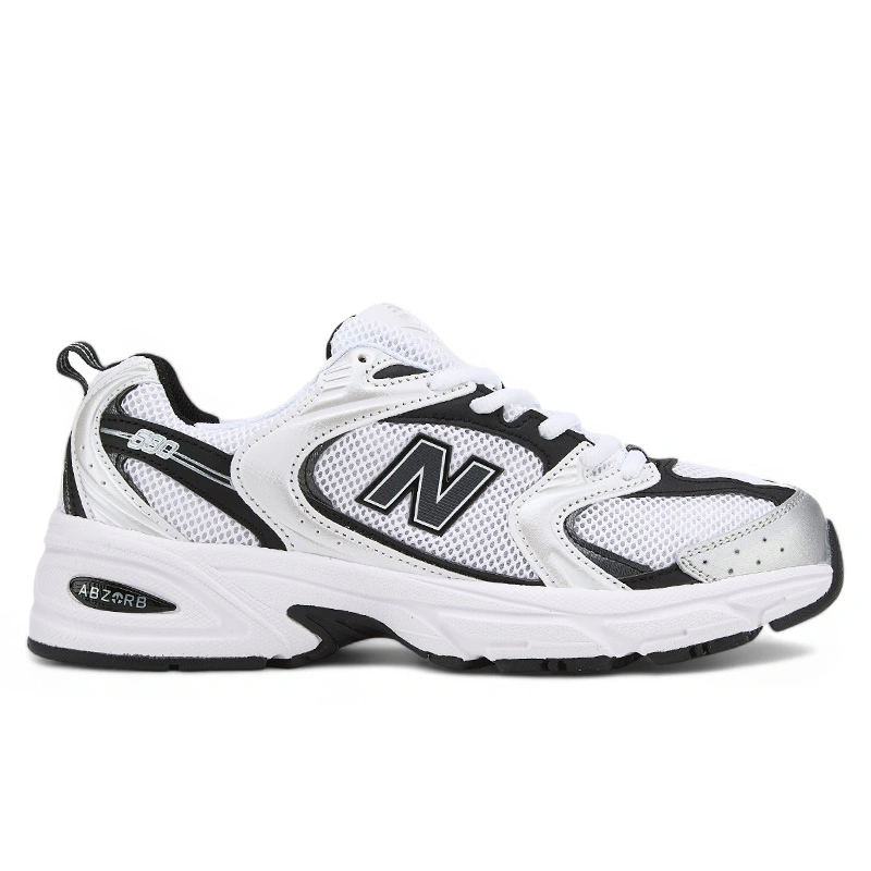 New Balance 530 White Black Silver