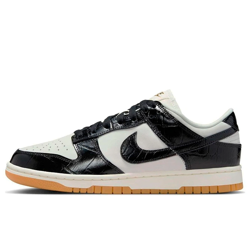 Nike Dunk Low LX Black Croc