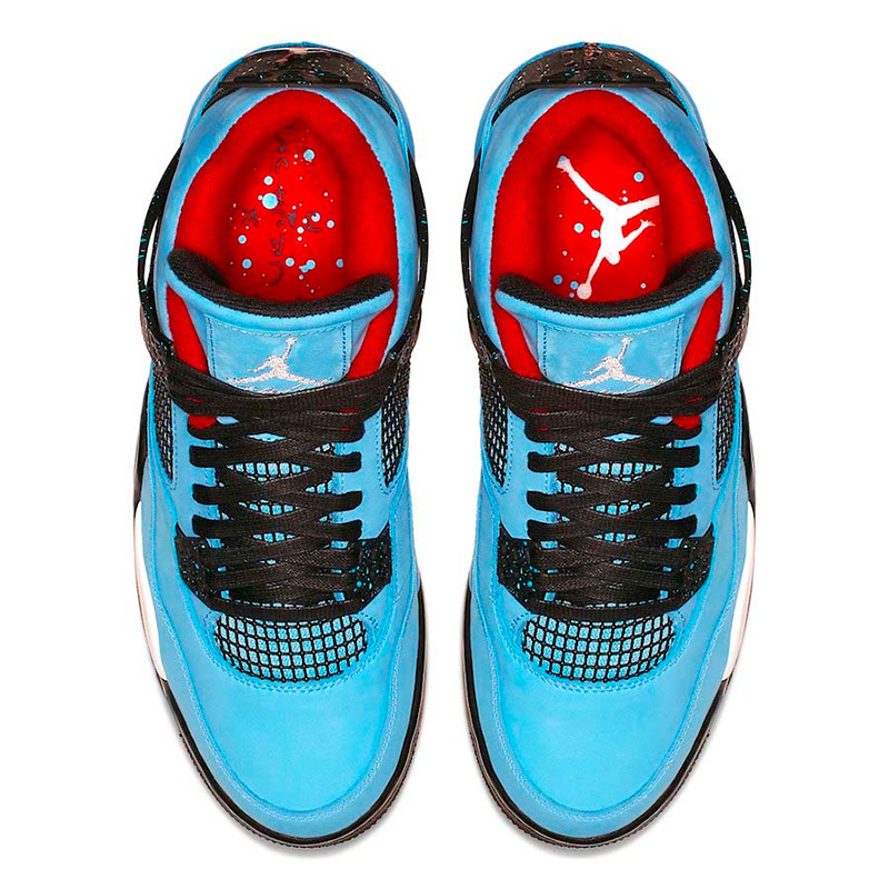 Jordan 4 Retro x Travis Scott Cactus Jack Houston Oilers 308497-406