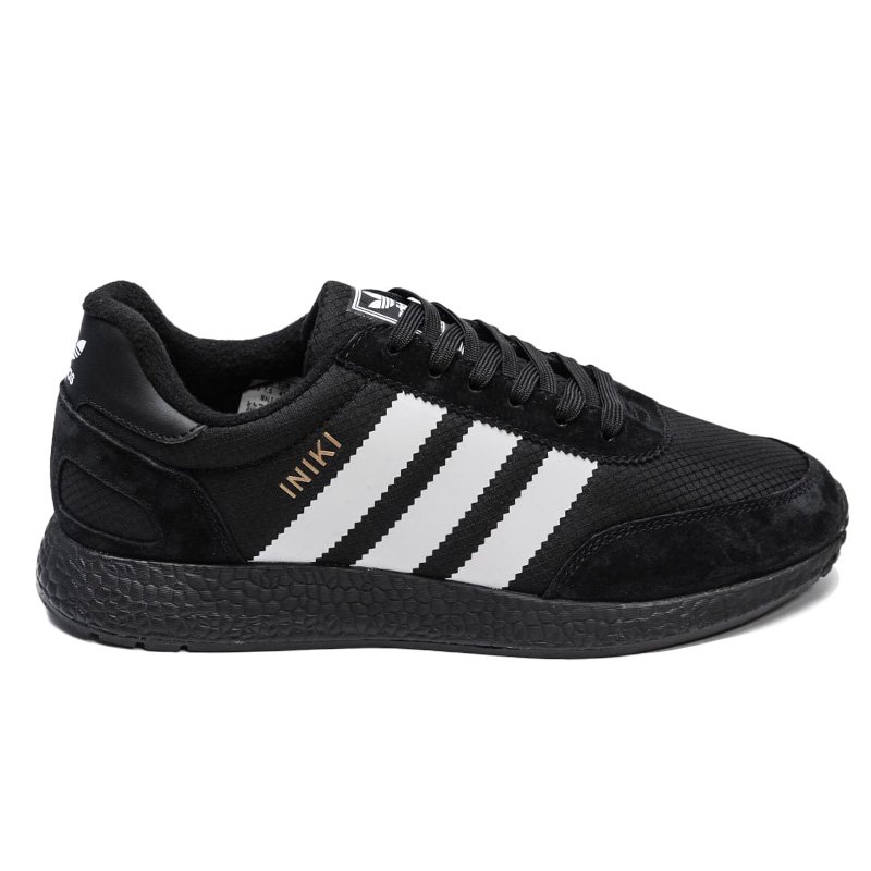 Adidas Iniki Black З ФЛІСОМ