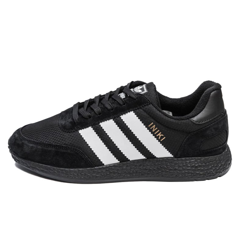 Adidas Iniki Black З ФЛІСОМ
