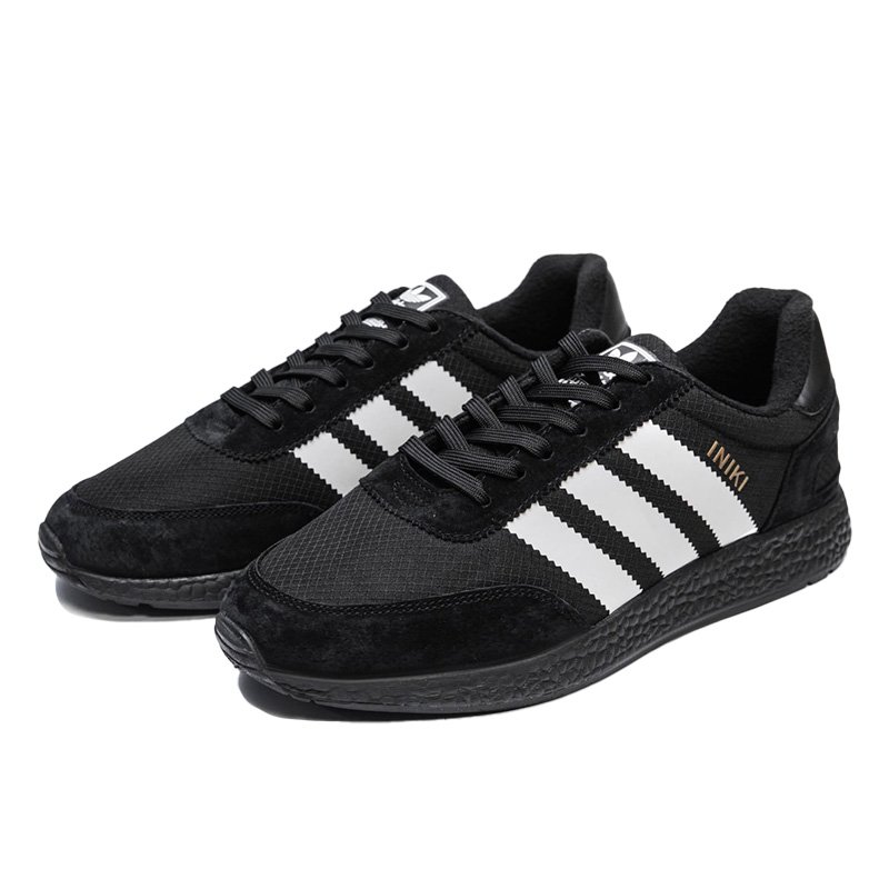 Adidas Iniki Black З ФЛІСОМ