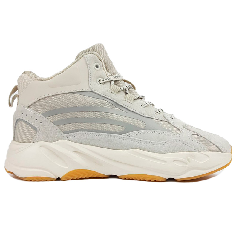 Adidas Yeezy Boost 700 High White Grey Winter С МЕХОМ