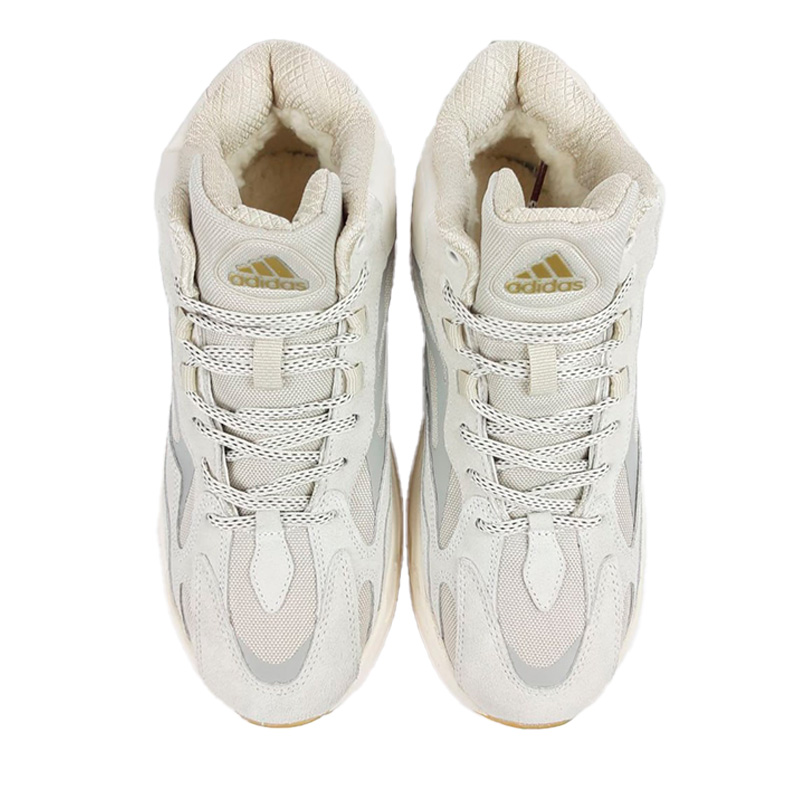 Adidas Yeezy Boost 700 High White Grey Winter С МЕХОМ