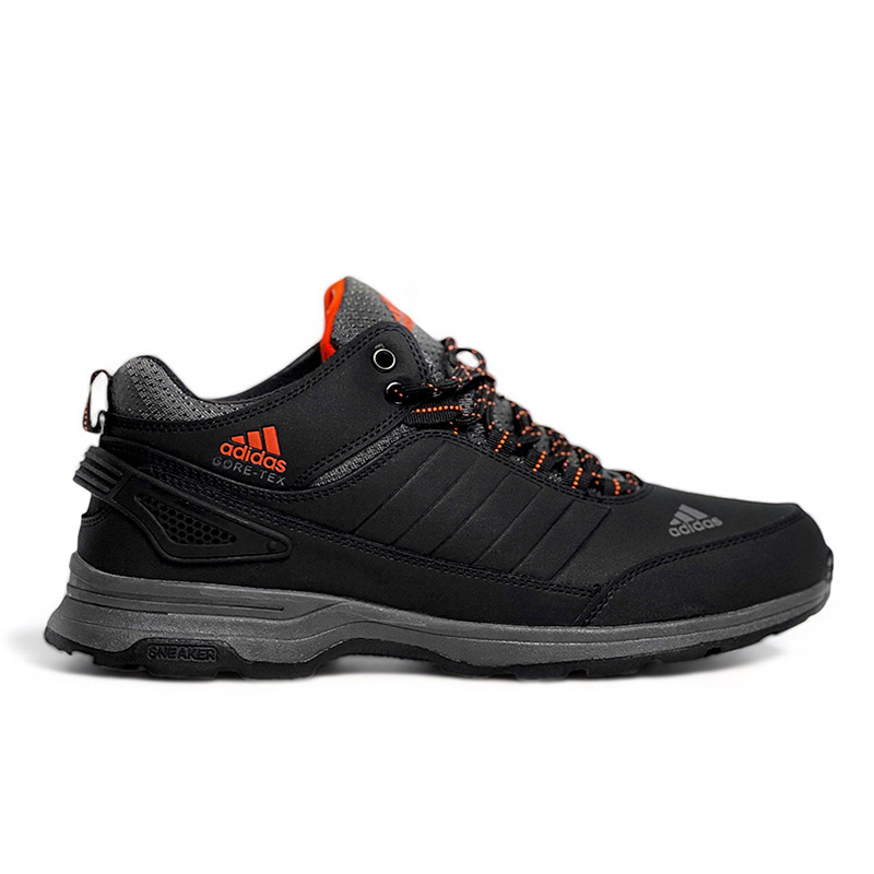 Adidas Black Grey Red Gore-Tex Winter С МЕХОМ