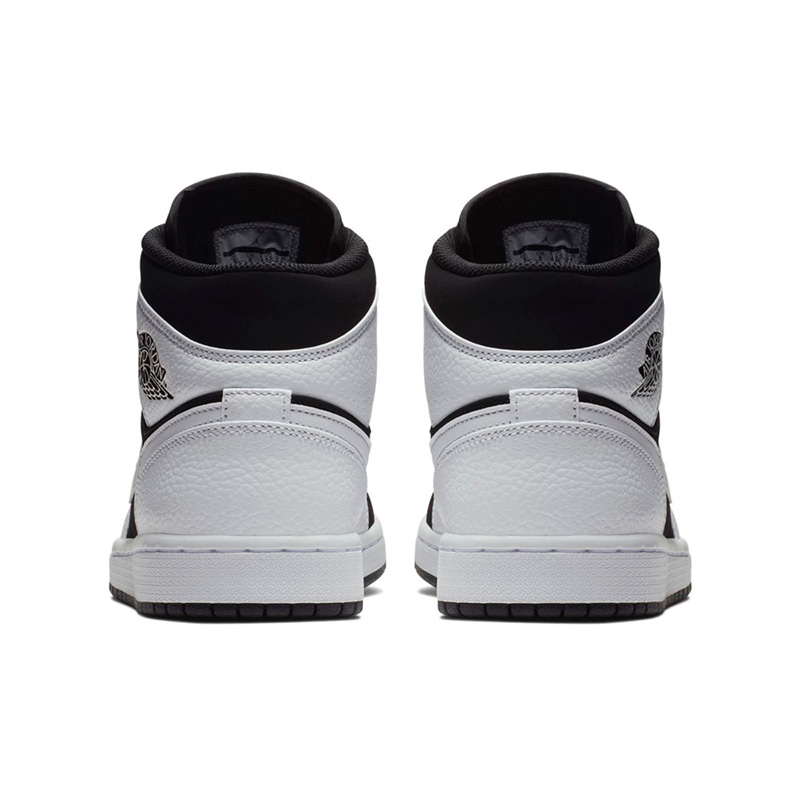 Jordan 1 Mid White Black 554724-113