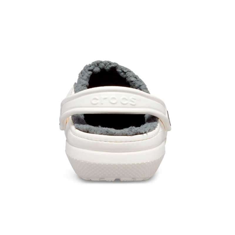 Crocs Classic Lined Clog White Grey