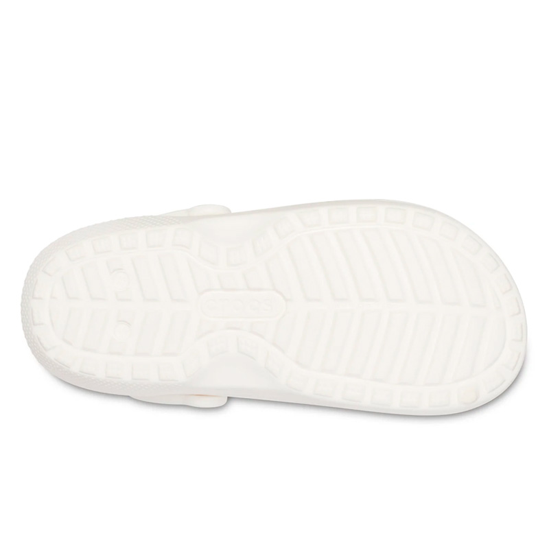 Crocs Classic Lined Clog White Grey