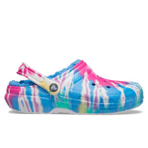 Crocs Classic Lined Tie-Dye Clog Powder Blue Multi