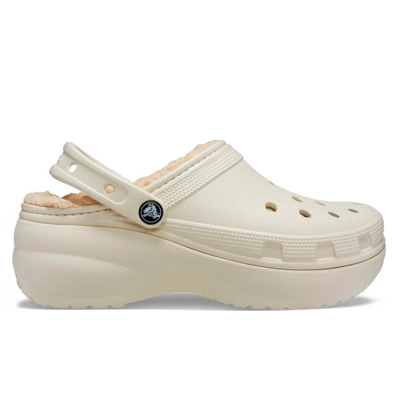 Crocs Classic Platform Lined Bone