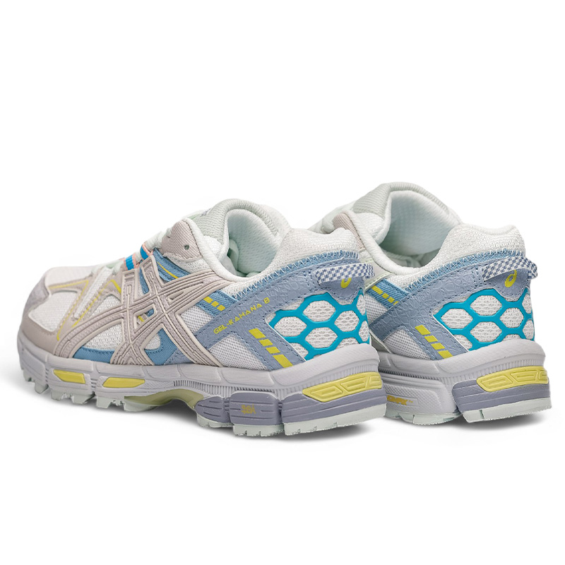 Asics Gel Kahana 8 White Blue Yellow