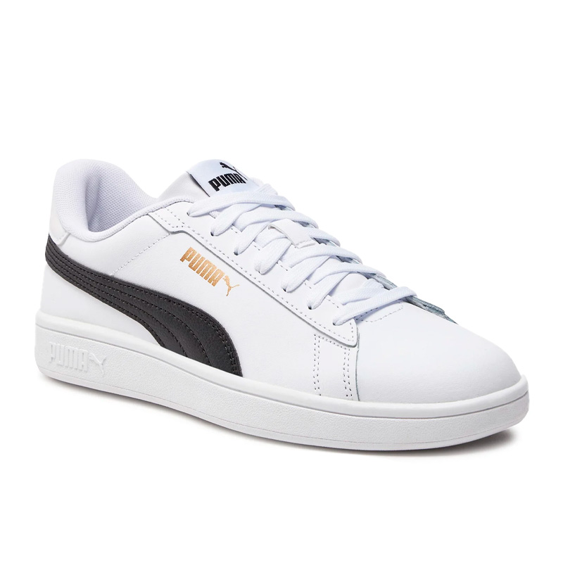 Puma Smash 3.0 White Black Gold 390987-11