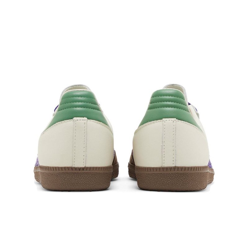 Adidas Samba Off White Purple Green ID8349