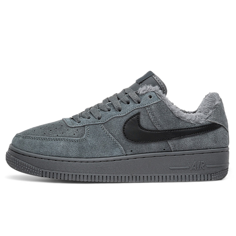 Nike Air Force 1 Low Grey З ХУТРОМ