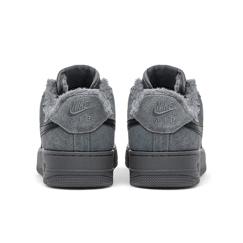 Nike Air Force 1 Low Grey З ХУТРОМ