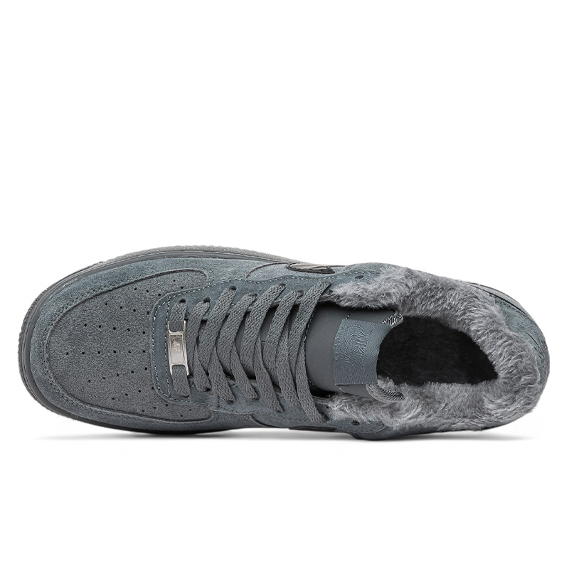 Nike Air Force 1 Low Grey З ХУТРОМ