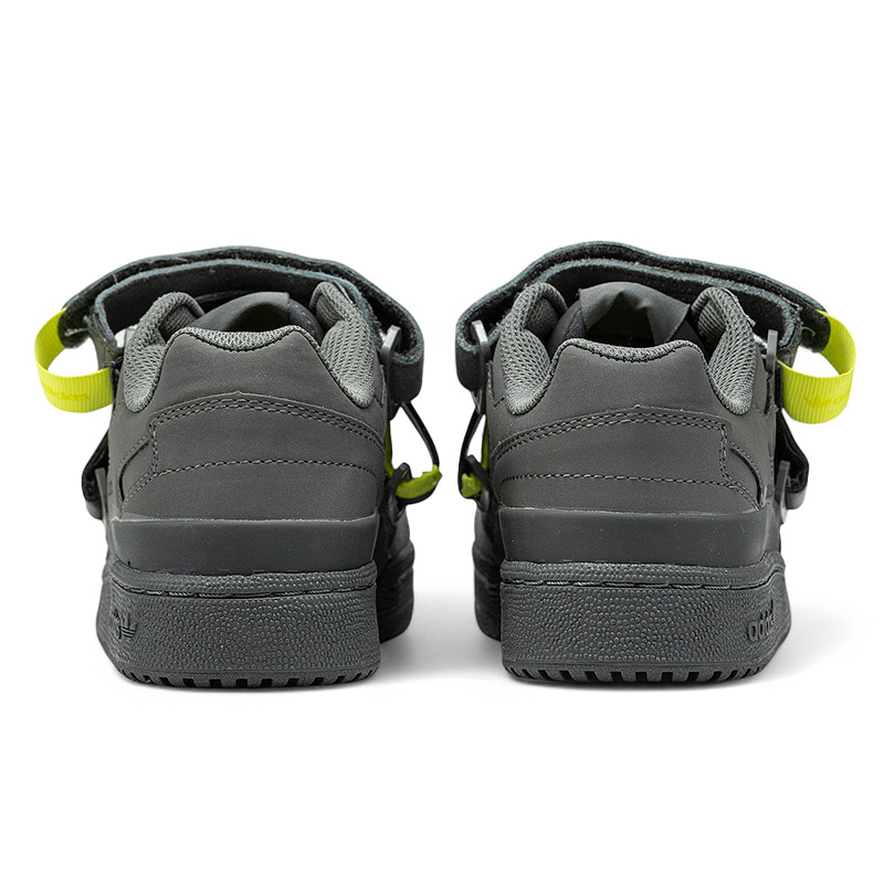 Adidas Forum Dark Grey Neon Yellow