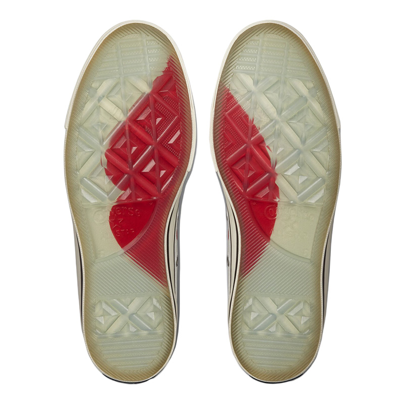 Кеди Converse High Chuck 70 Embroidered Lips High Love Me Vintage White A01601C