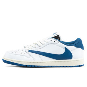 Jordan 1 Retro Low OG SP x Fragment Design x Travis Scott Sail Military Blue DM7866-104
