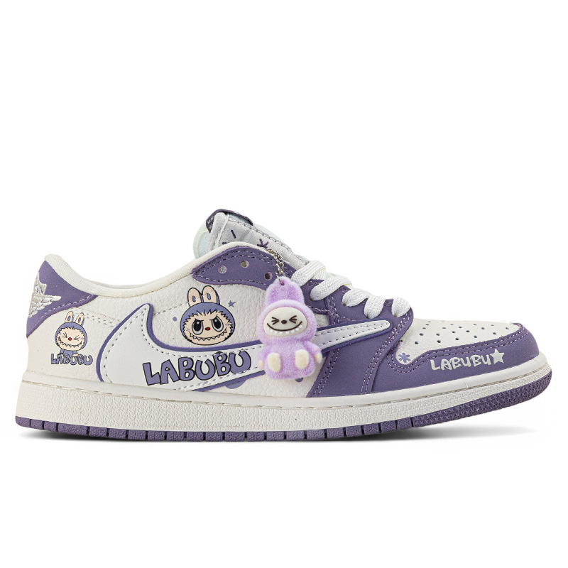 Jordan 1 Retro Low x Travis Scott x Labubu Purple