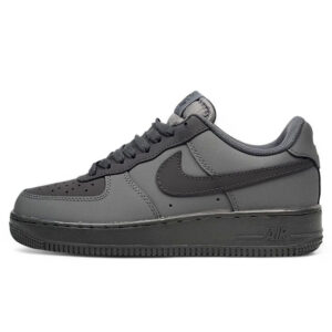 Nike Air Force 1 Low Grey Black З ХУТРОМ