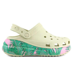 Crocs Classic Crush Clog Spring Break Vanilla Multi