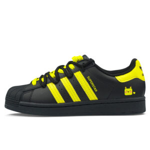 Adidas Superstar Pokemon Custom Black Yellow