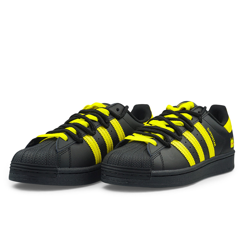 Adidas Superstar Pokemon Custom Black Yellow