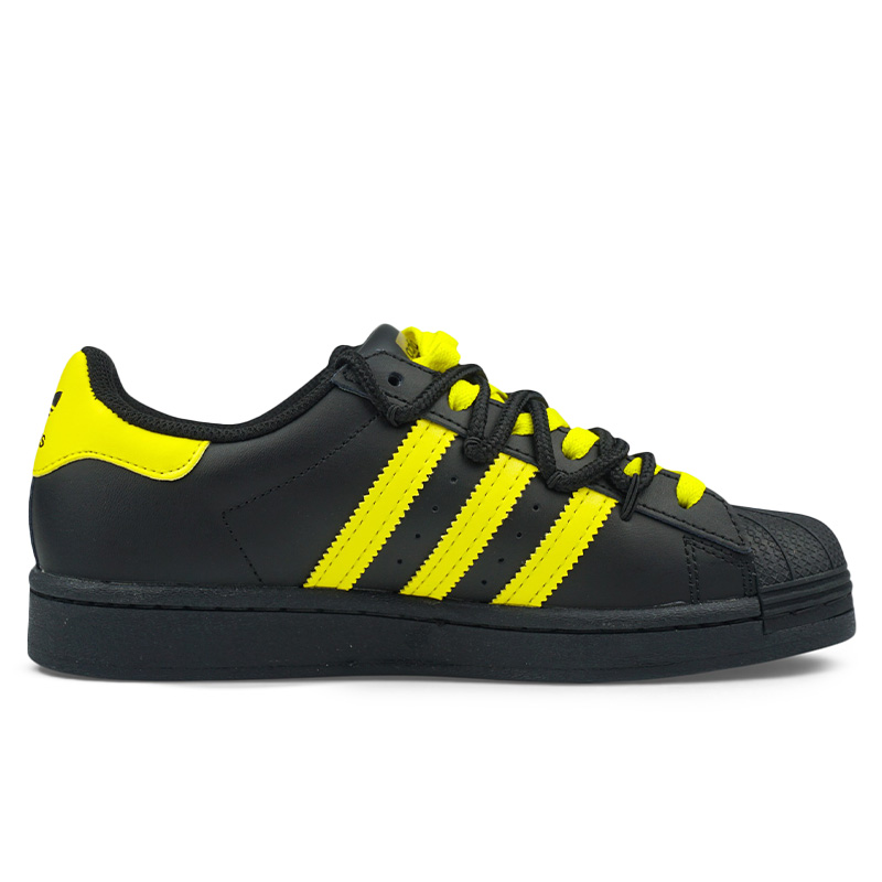 Adidas Superstar Pokemon Custom Black Yellow
