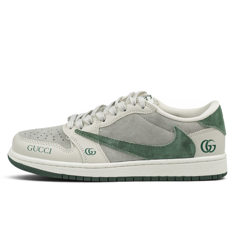 Jorgan 1 Low x Travis Scott x Gucci Green Beige