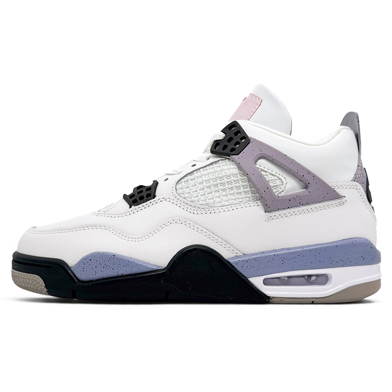 Jordan 4 Retro White Cement Purple