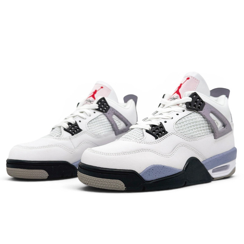 Jordan 4 Retro White Cement Purple