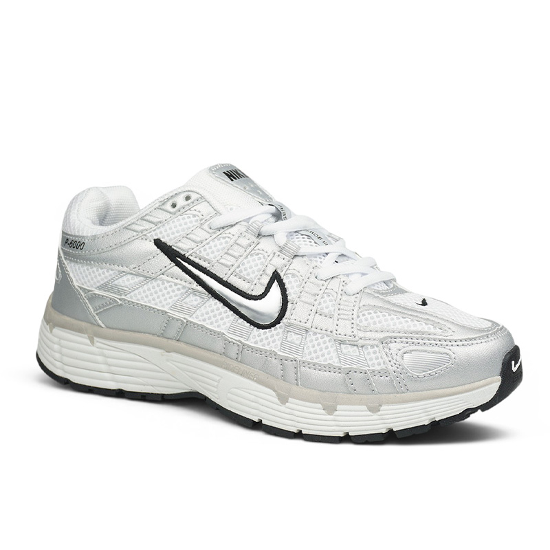 Nike P-6000 White Silver Black