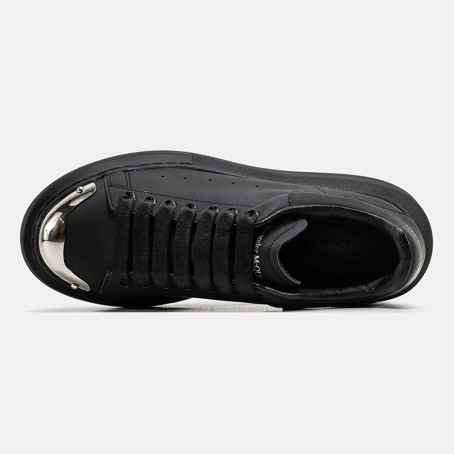 Alexander McQueen Oversized Black Silver SNAMOVER-00736 - Зображення 4