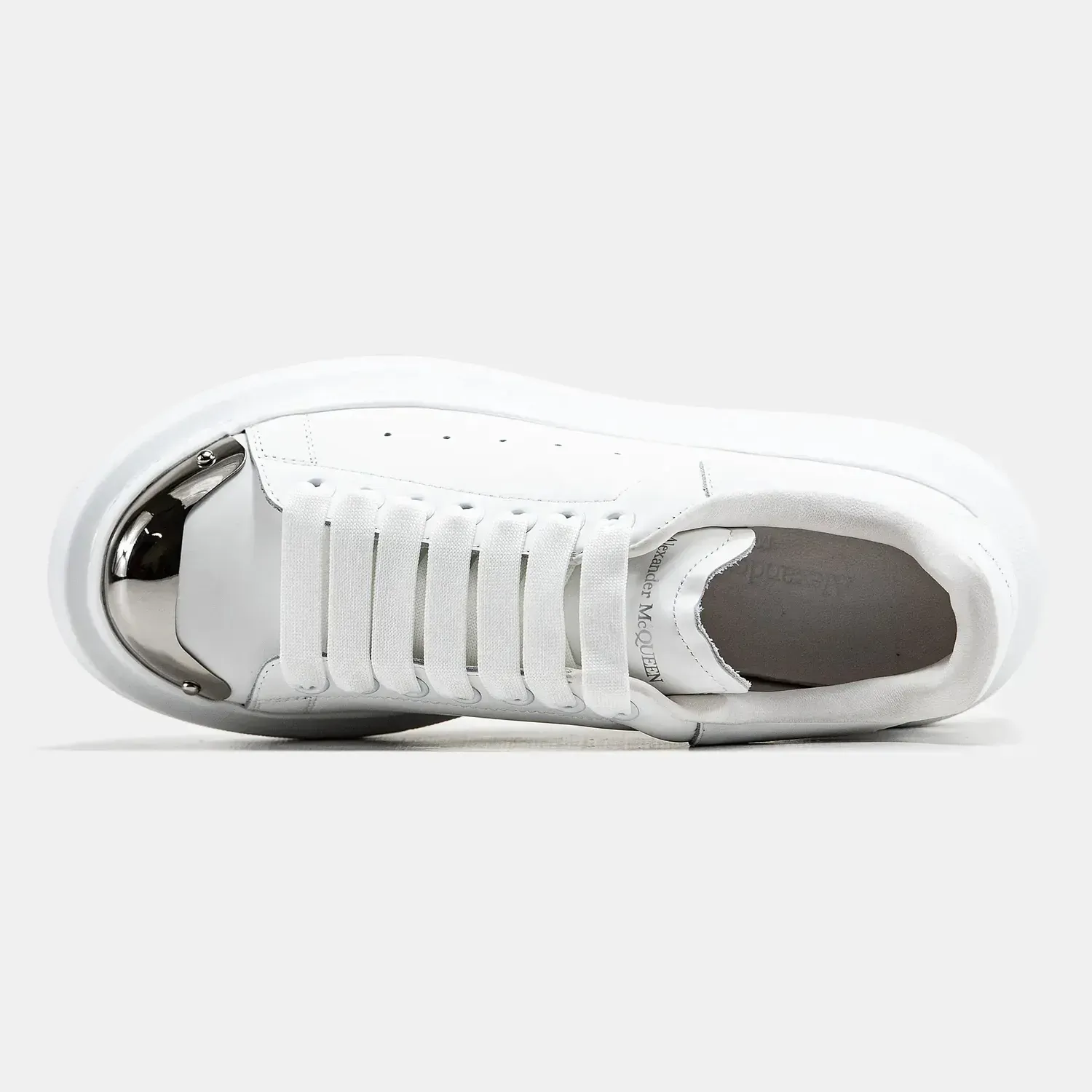 Alexander McQueen Oversized White Silver SNAMOVER-00836 - Зображення 6