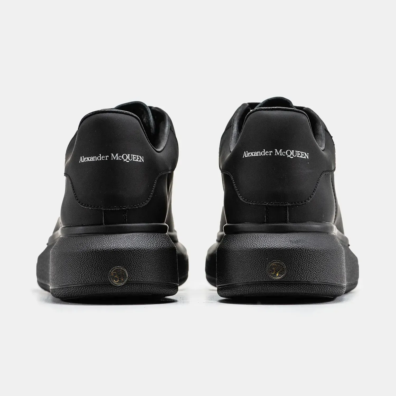 Alexander McQueen Oversized Black Silver SNAMOVER-00736 - Зображення 5