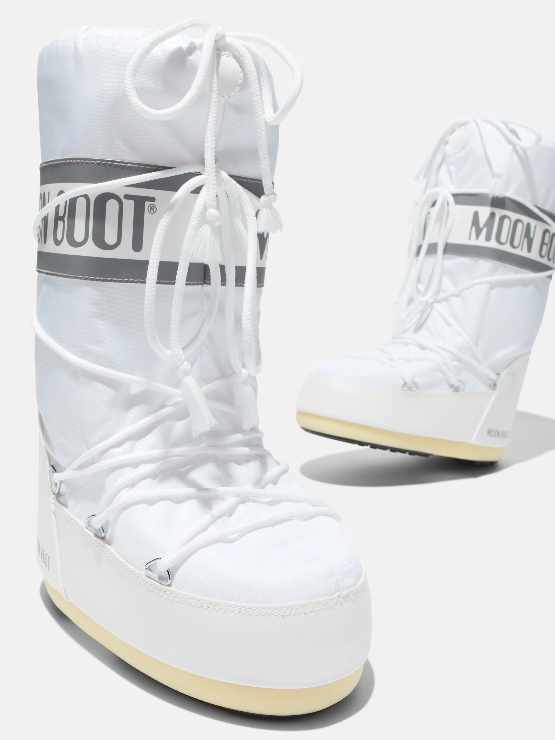 Moon Boot Icon White Nylon Boots DSQUARED2 - Зображення 2