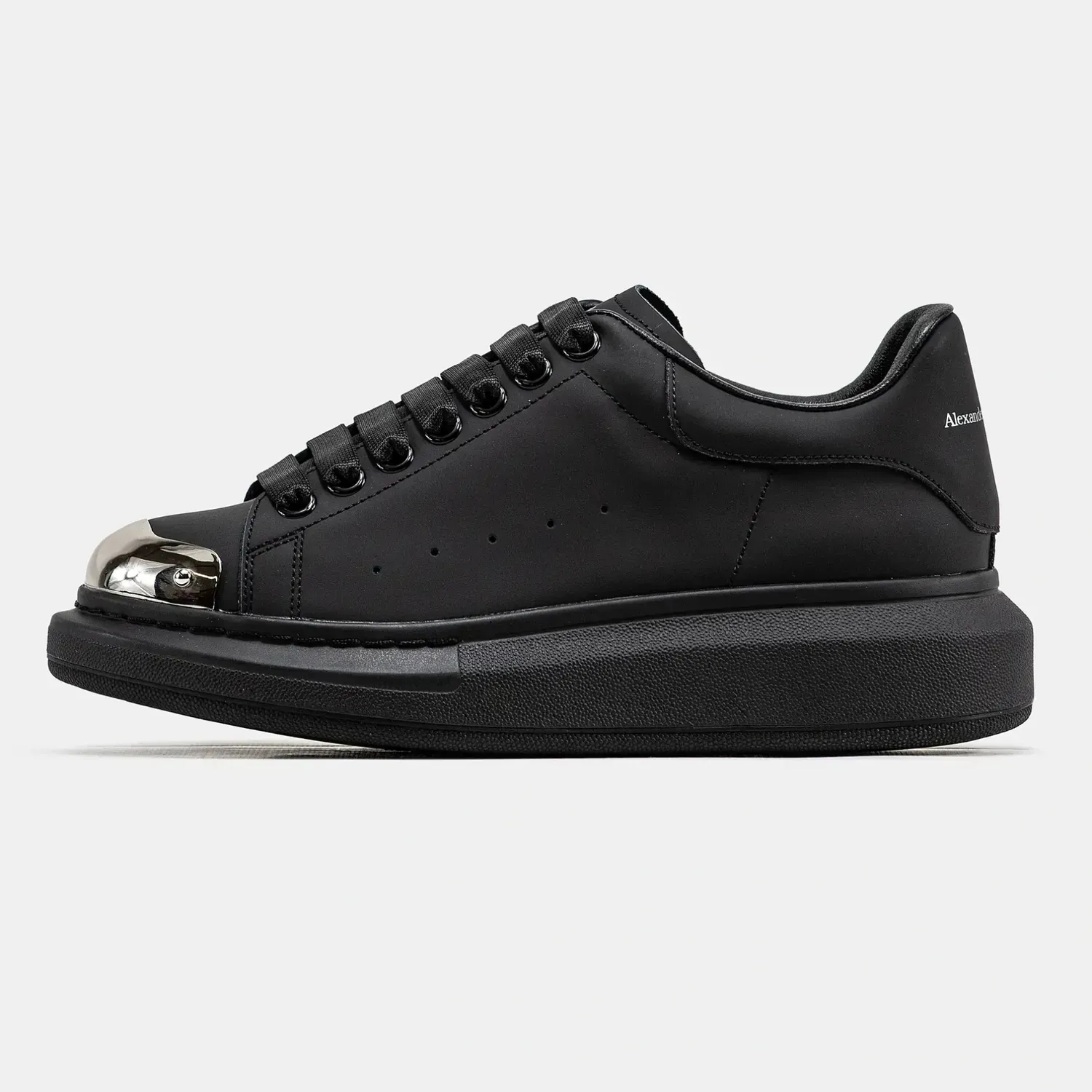 Alexander McQueen Oversized Black Silver