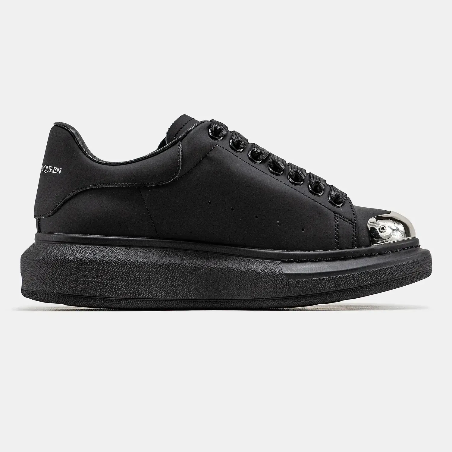 Alexander McQueen Oversized Black Silver SNAMOVER-00736 - Зображення 2