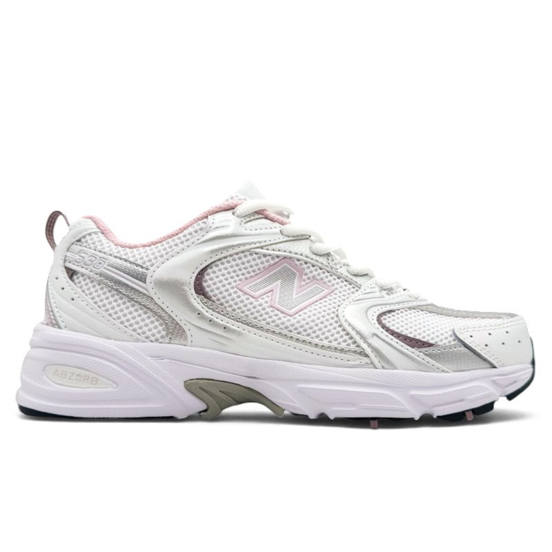 New Balance 530 White Silver Soft Pink