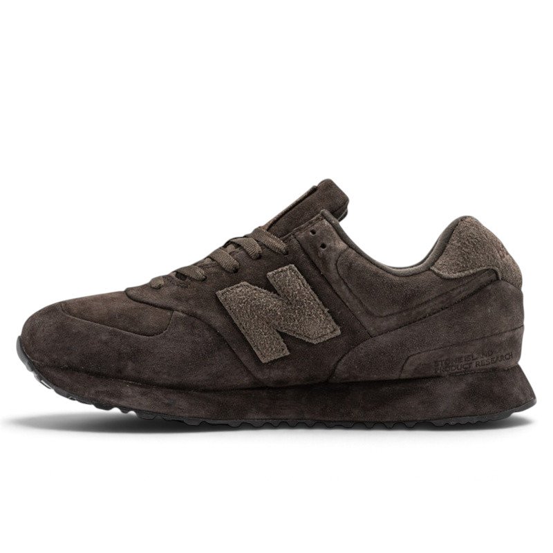 New Balance 574 Legacy x Stone Island Ghost Pack Dark Brown U574BSI1