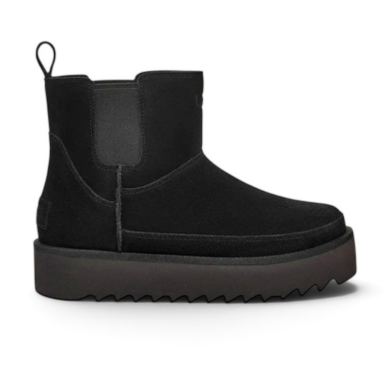 UGG Neumel Chelsea Platform Tractor Black
