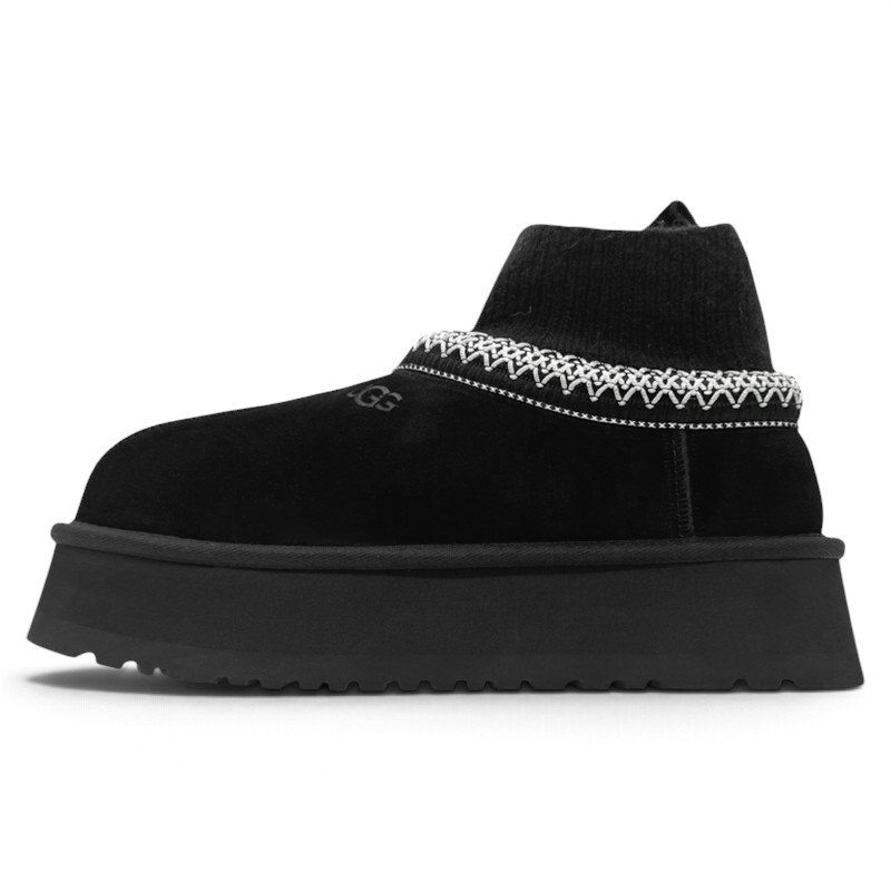 UGG Tasman Platform Sock Black