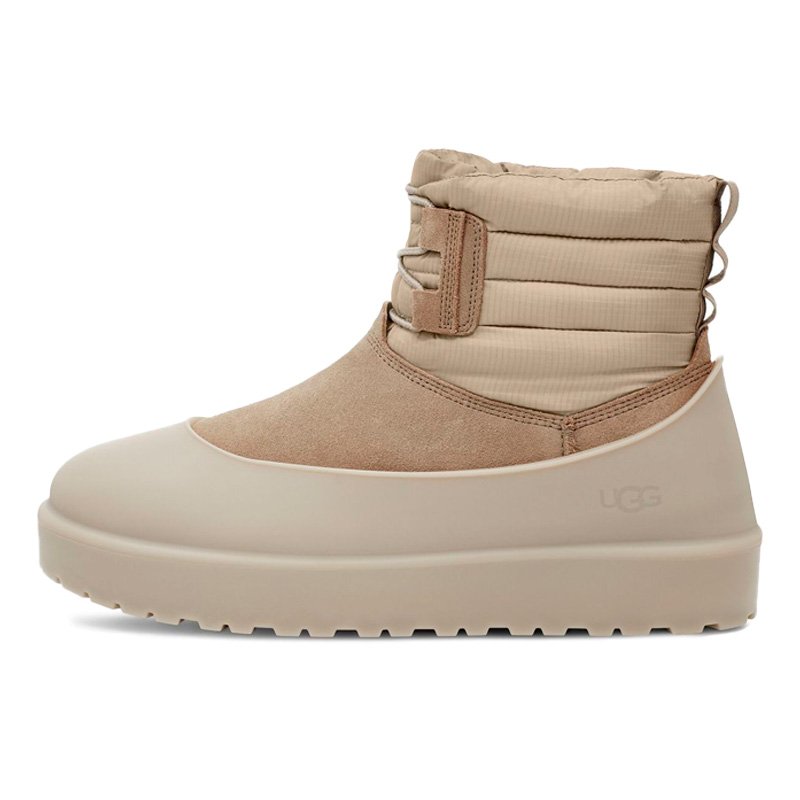 UGG Classic Mini Lace-Up Weather Boot Beige