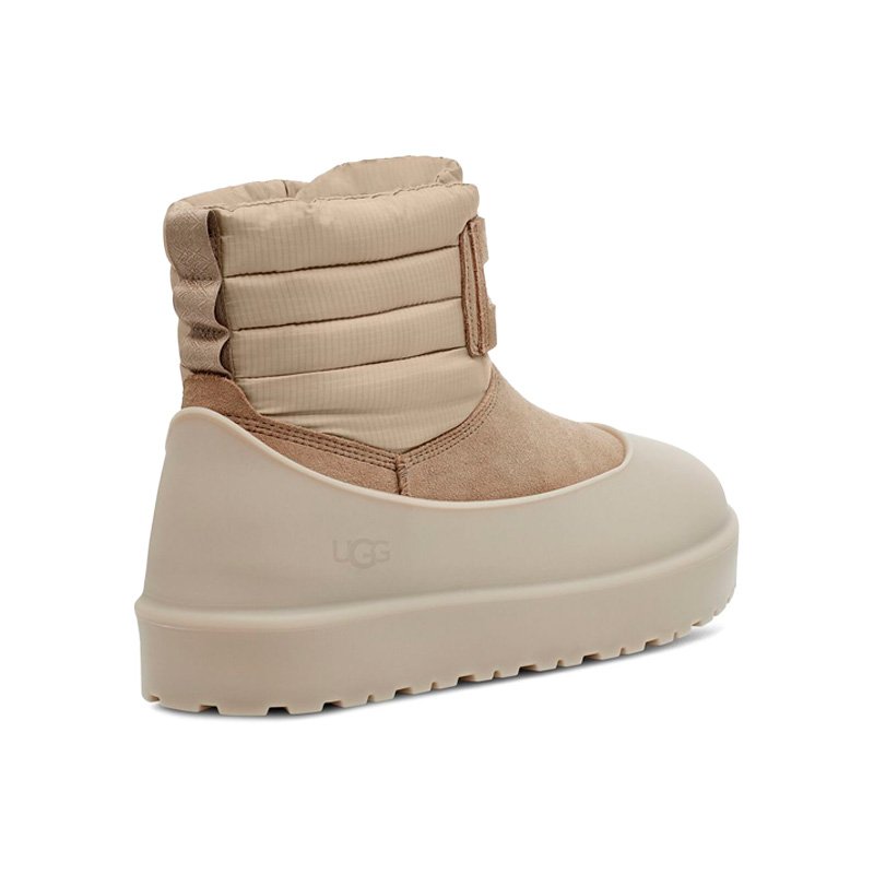 UGG Classic Mini Lace-Up Weather Boot Beige