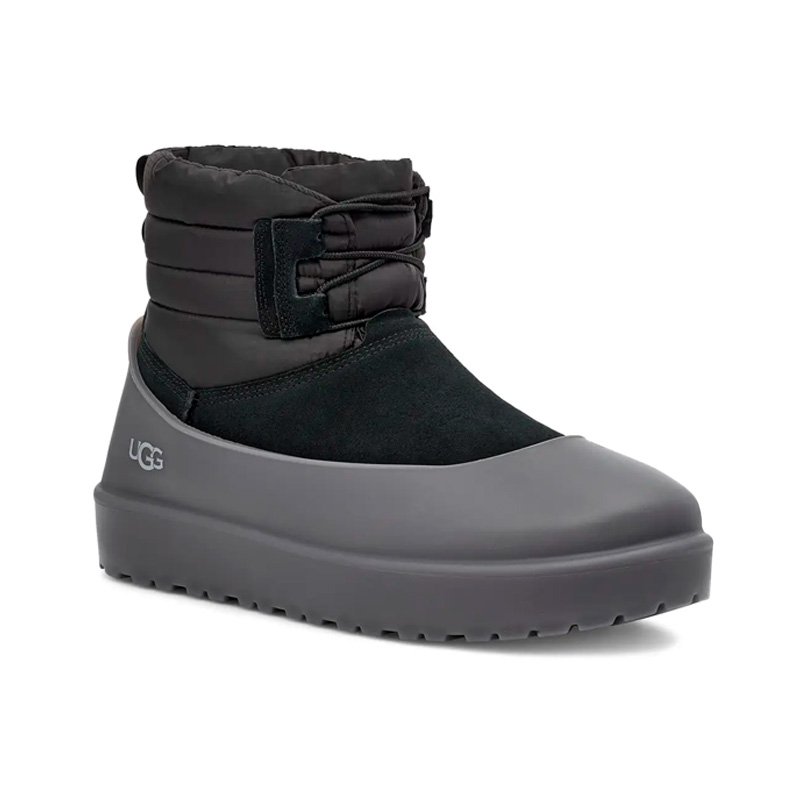UGG Classic Mini Lace-Up Weather Boot Black
