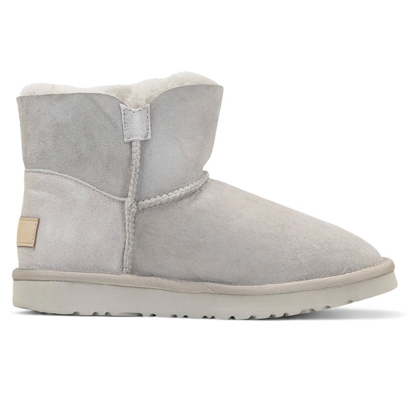 UGG Classic Mini Bailey Button Light Grey